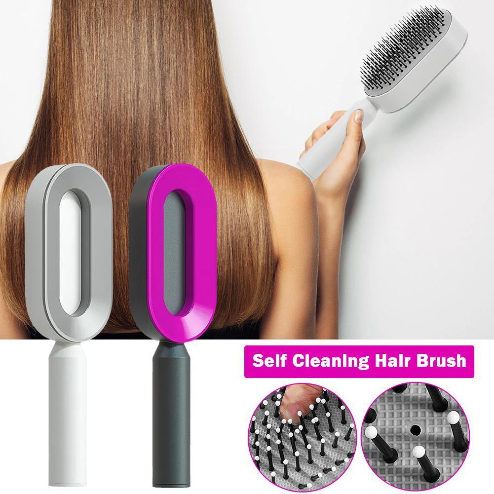 Self Cleaning Hair Brush For Women Massage Scalp Promote Blood Circulation Anti Hair Loss 3D Hair Growth Comb Hairbrush Self-Cleaning Hair Brush 3D Air Cushion Massager Brush Airbag Massage Comb B Self Cleaning Hair Brush For Women Massage Scalp Promote Blood Circulation Anti Hair Loss 3D Hair Growth Comb Hairbrush Self-Cleaning Hair Brush 3D Air Cushion Massager Brush Airbag Massage Comb B